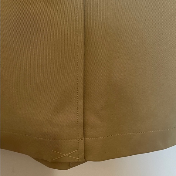 Reformation Olive-Tan Trench Coat with Button Front - Picture 7 of 10
